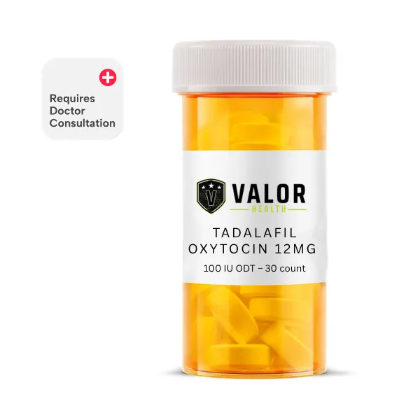 Tadalafil/Oxytocin 12mg/100 IU ODT - 30 Count