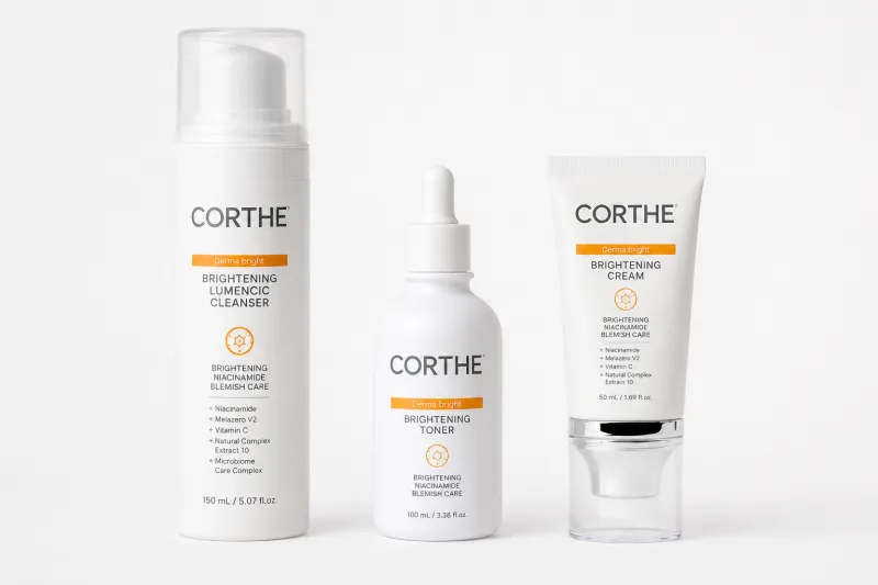 Corthe Brightening Dry + Sensitive Collection