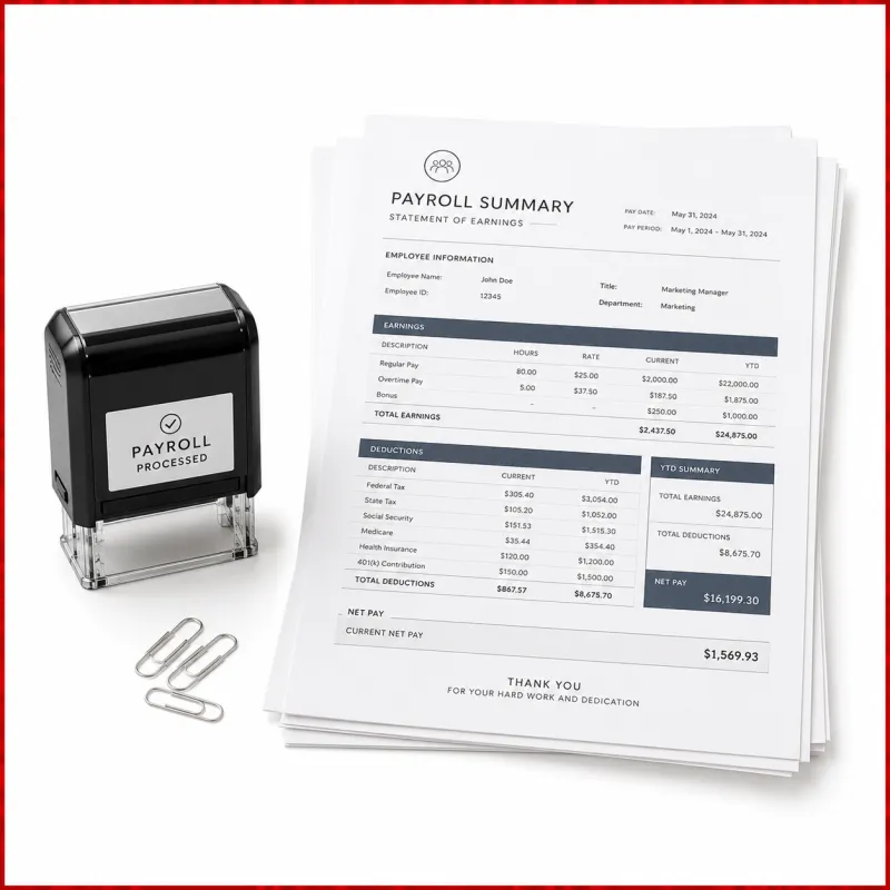 Payroll, 1099 & W-2 Filing
