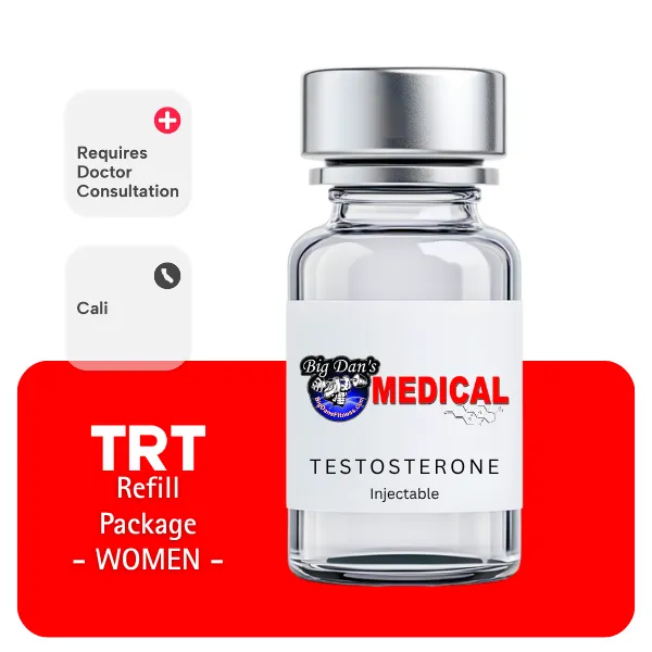 TRT CALI Women's Refill Package (Cypionate 200mg/mL 10mL)