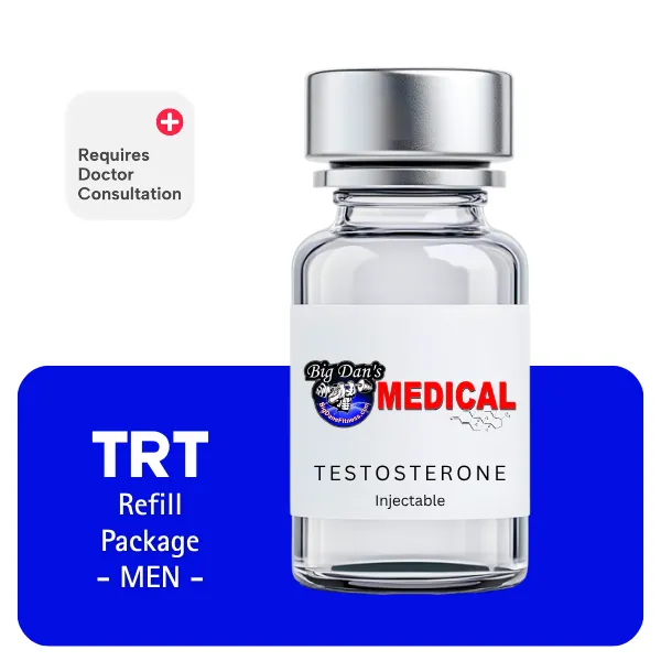 TRT Men's Refill Only Package 60 days (Cypionate 200mg/mL 10mL + Anastrozole 24×1mg)
