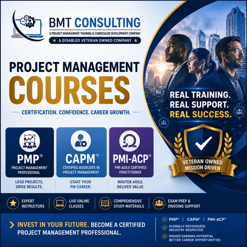 BMT Consulting Project Management Courses