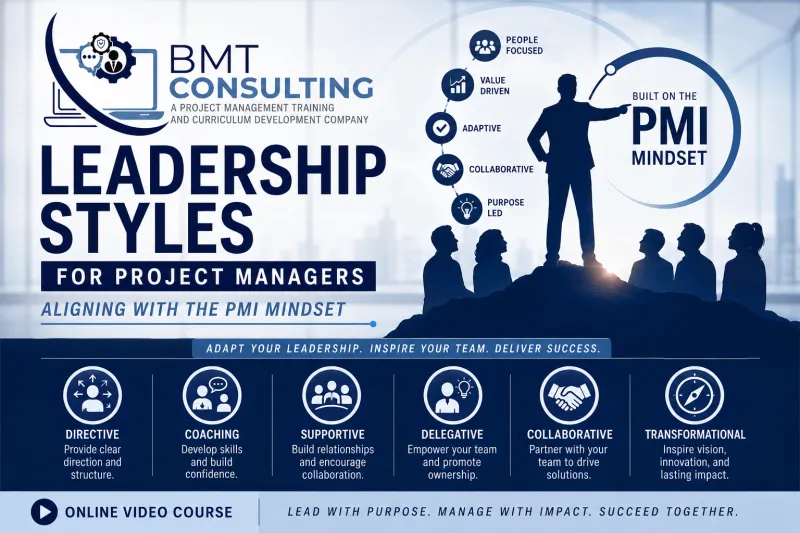 Master PMI leadership styles to build high-performing teams, lead effectively, and deliver successful projects.