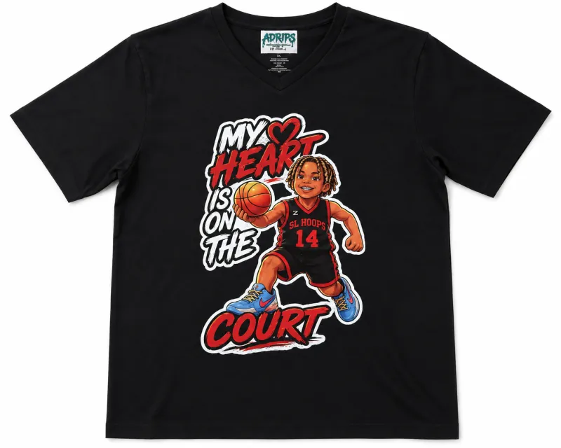My Heart is on the Court Shirt