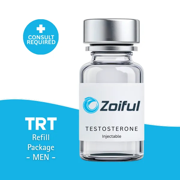 TRT Men's Refill Only Package 60 days (Cypionate 200mg/mL 10mL + Anastrozole 24×1mg)
