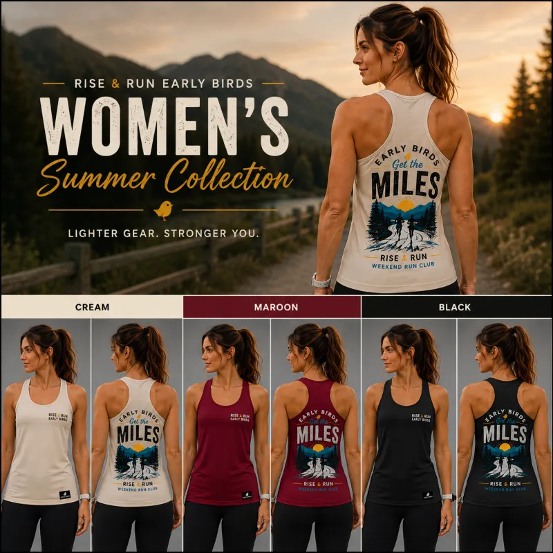 Tank Top | Early Birds Get The Miles
