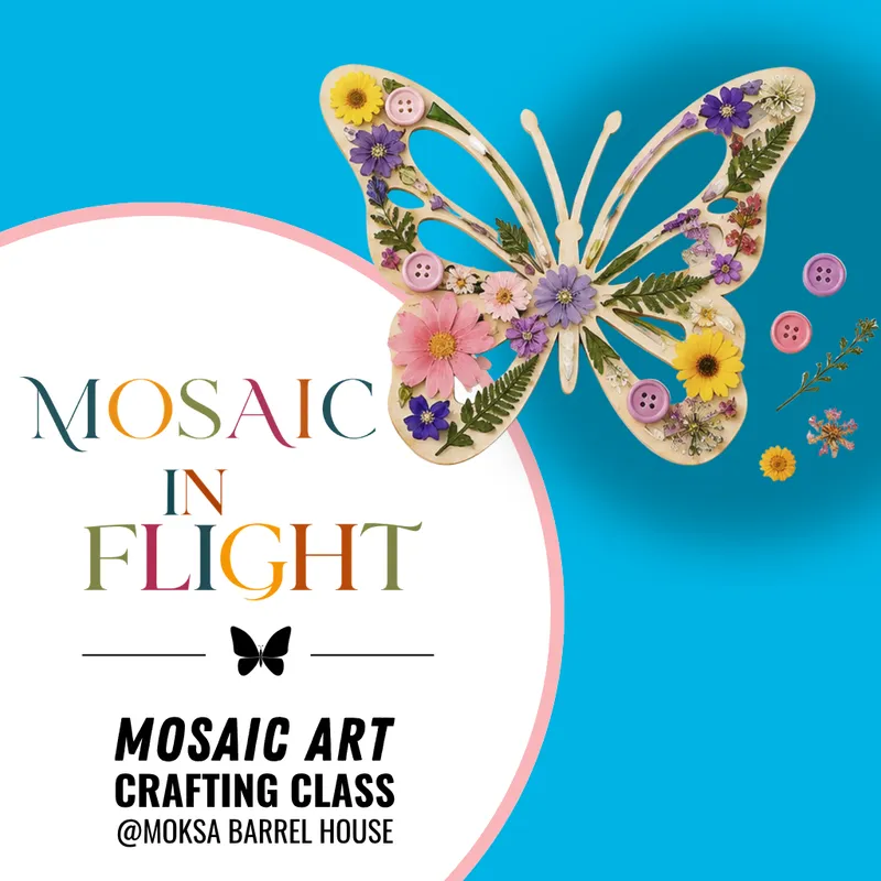 Mosaic Butterfly Craft Workshop | March 25, 2027