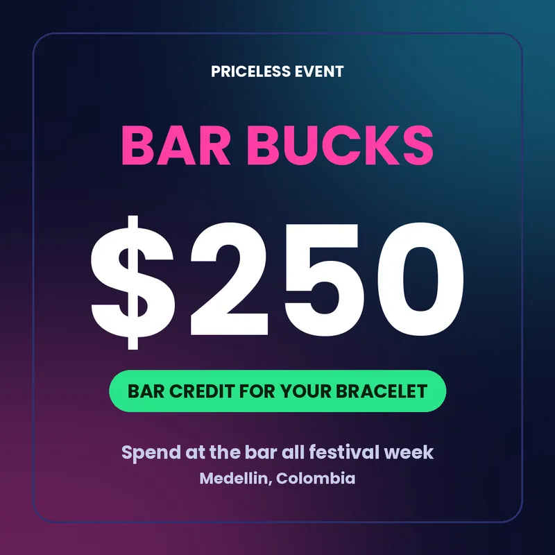 Bar Bucks - $250