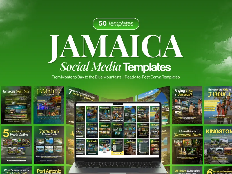 Jamaica Social Media Templates