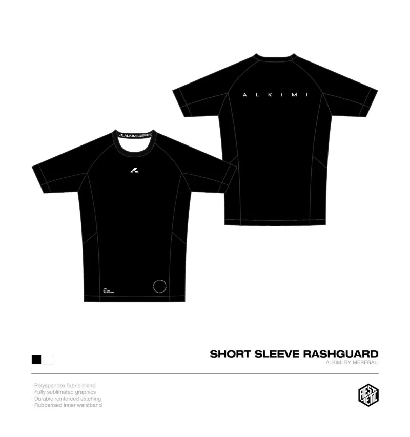 ALKIMI AESTHETIC TRANSCEND SHORT SLEEVE RASHGUARD