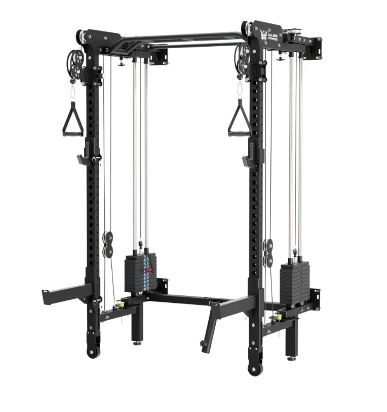Major Fitness F35 Pro All-In-One Home Gym Wall-Mount Folding Power Rack