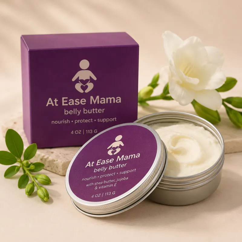 At Ease Mama - Nourishing Belly Butter for Stretch Mark Prevention