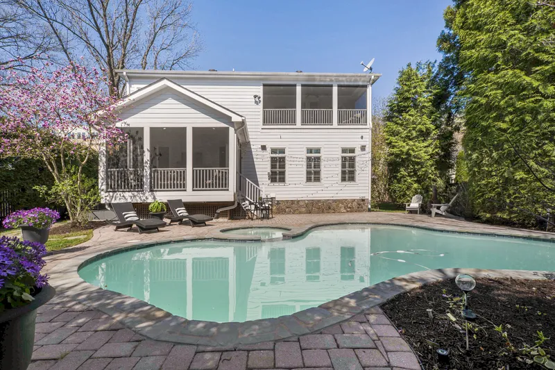 Backyard pool
