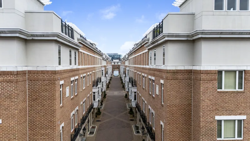 Townhomes from above