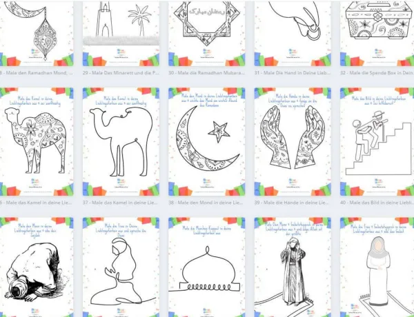 Ramadhan 2021 Ausmalheft