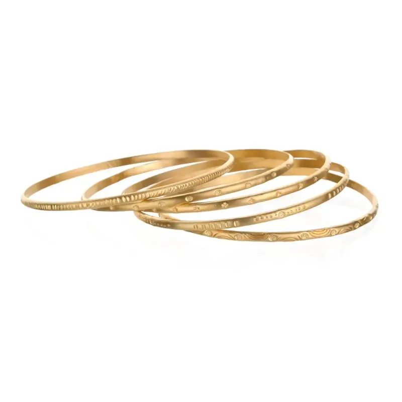 Satya Jewelry Gold Melody Bracelet Bangle