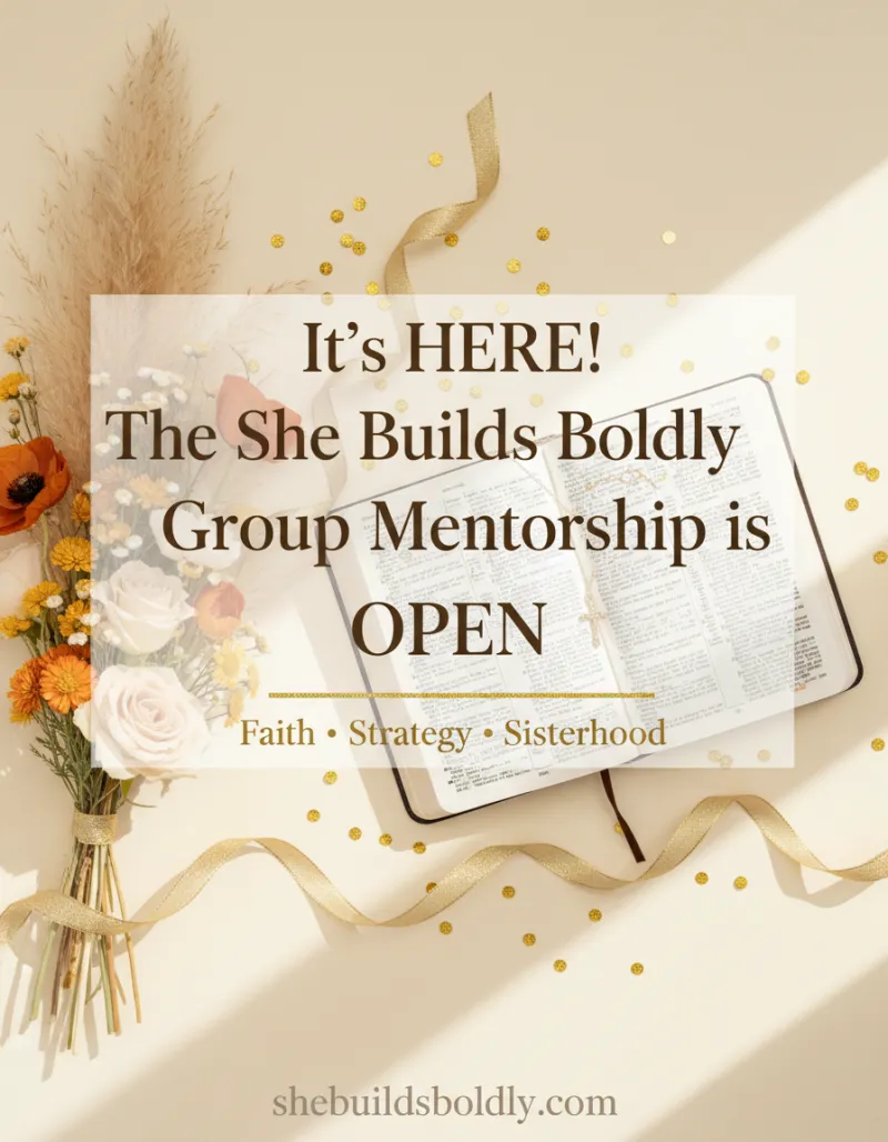She Builds Boldly Group Mentorship