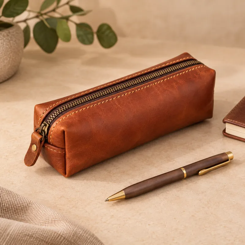 The Leather Pencil Case