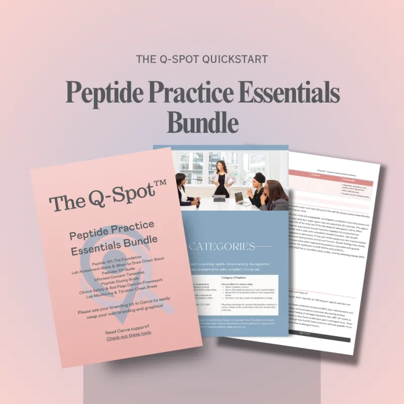The Q-Spot Quickstart: Peptide Practice Essentials Bundle