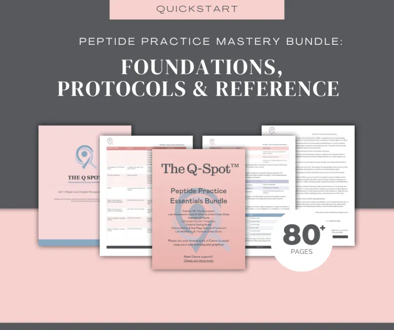 The Q-Spot Quickstart: Peptide Practice Mastery Bundle: Foundations, Protocols & Reference