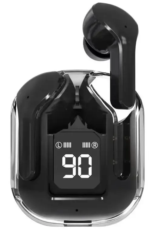 Wireless Bluetooth 5.3 Earbuds — Transparent, In-Ear