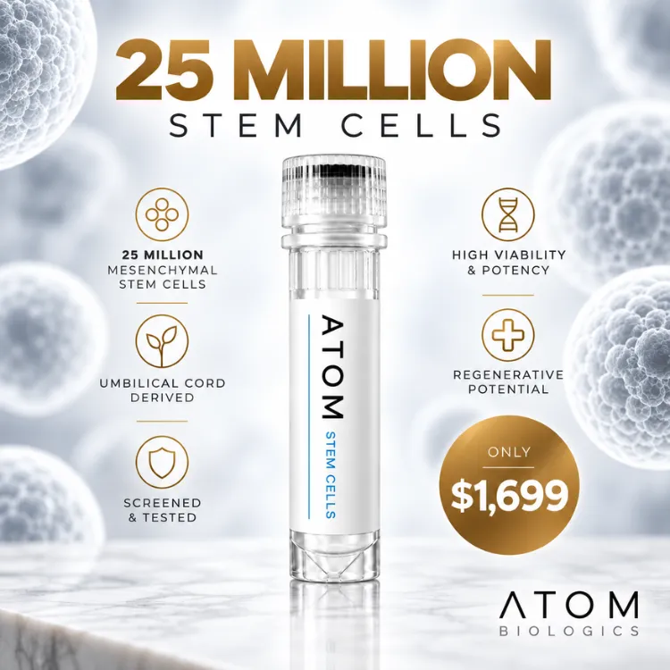 ATOM Stem Cells 25M + 75B Exosomes