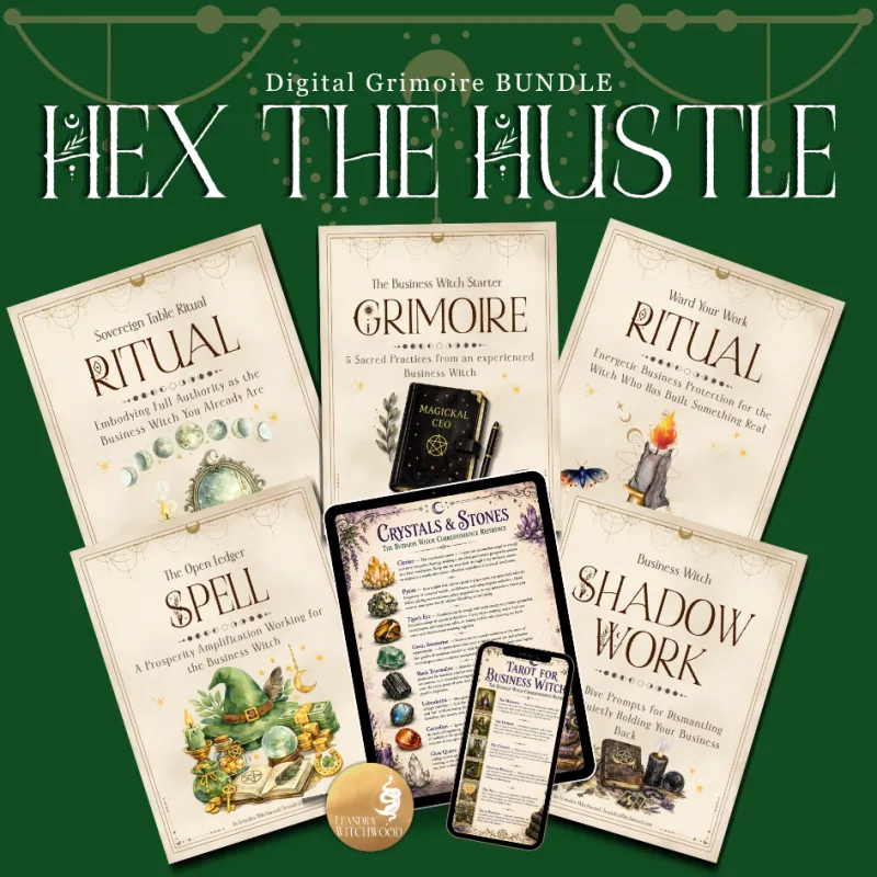 Super Bundle! Hex The Hustle Business Witch Digital Grimoire Bundle