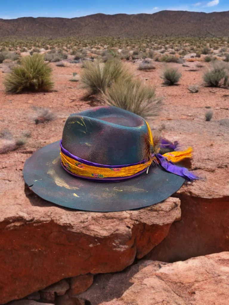 Distress Felt Western Style