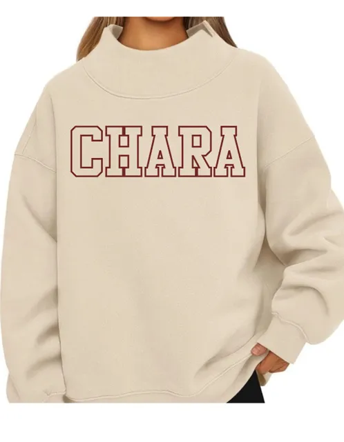 Chara Mock Neck Sweatshirt