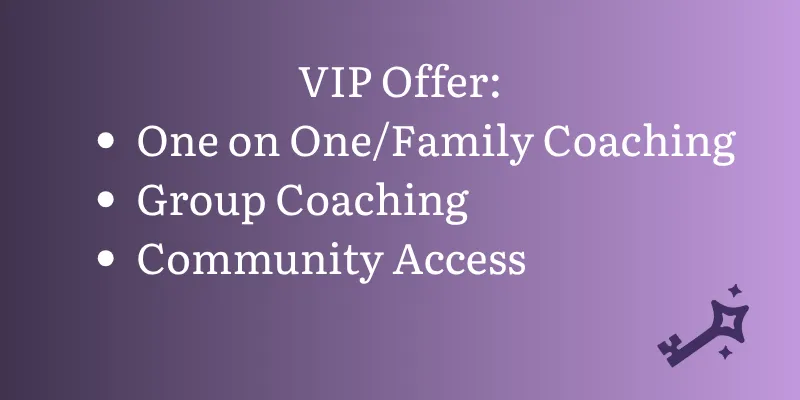Coaching & Content: VIP Offer