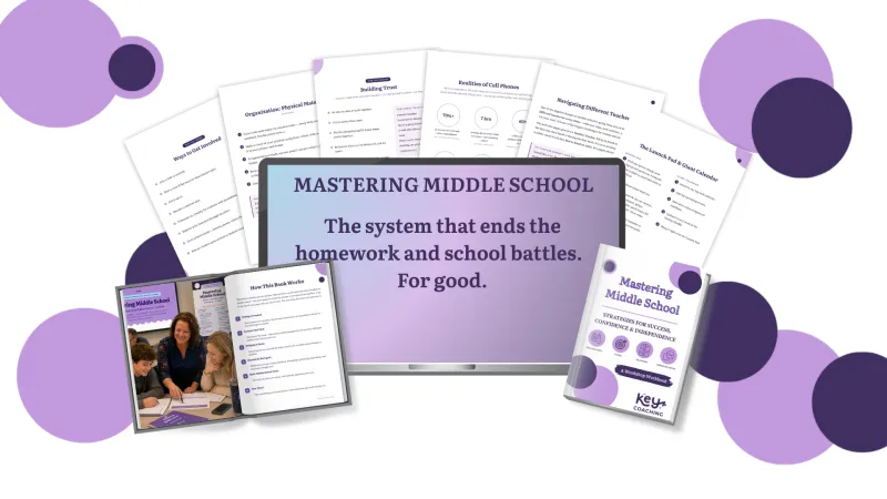 Mastering Middle School: On Line Course + Workbook