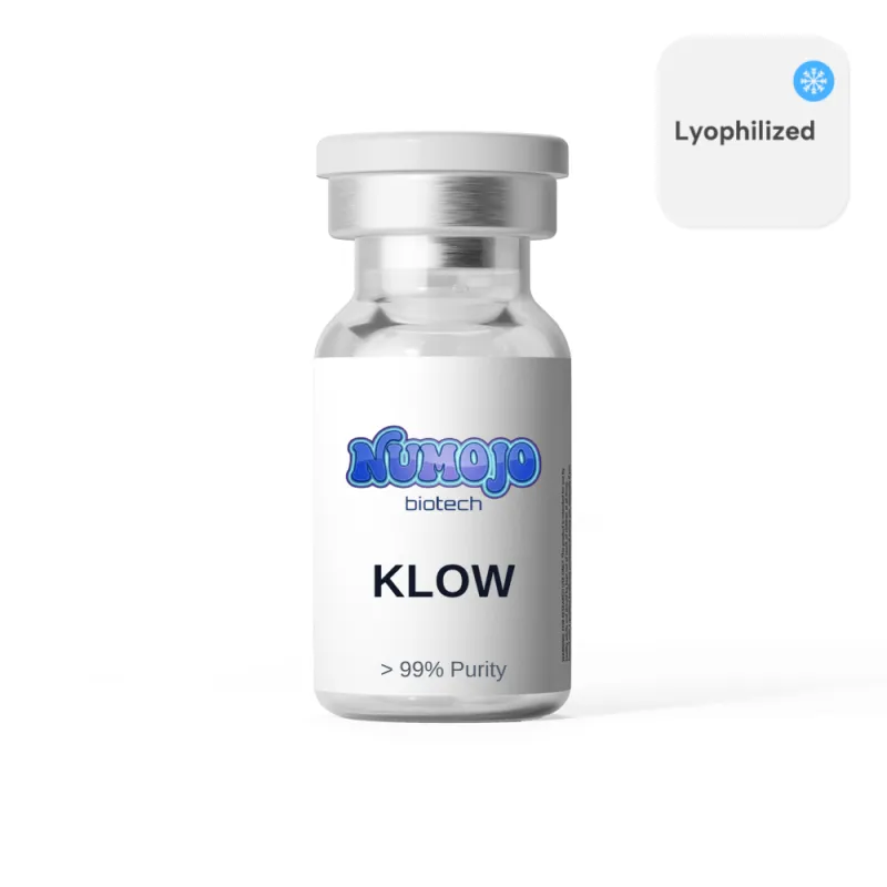 KLOW (BPC-157 / GHK-CU / TB-500 / KPV) 10mg/50mg/10mg/10mg/mL (3mL) - Lyophilized
