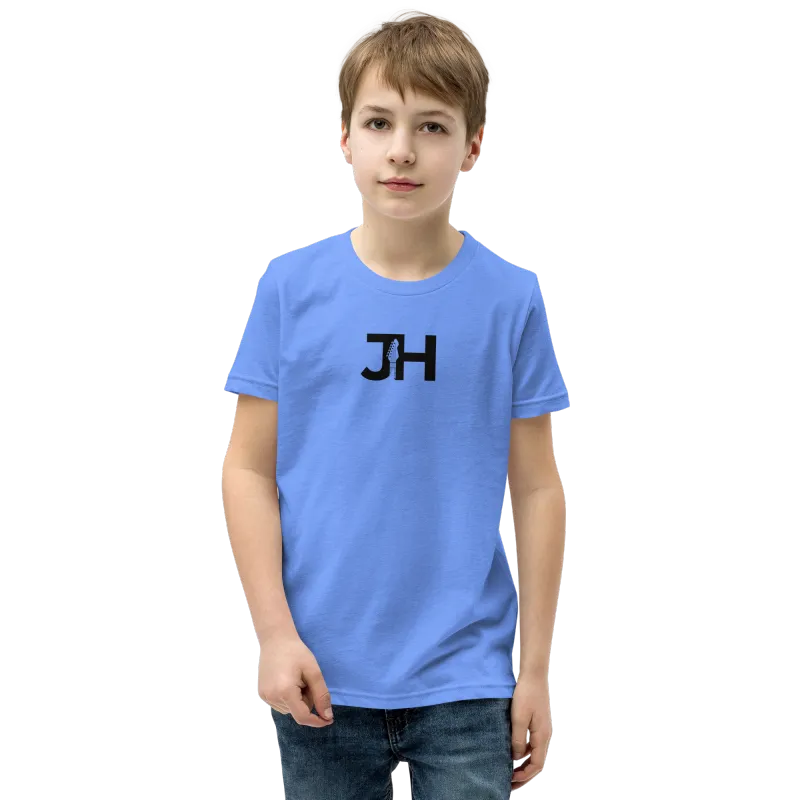 Black JH Logo Youth Short Sleeve T-Shirt
