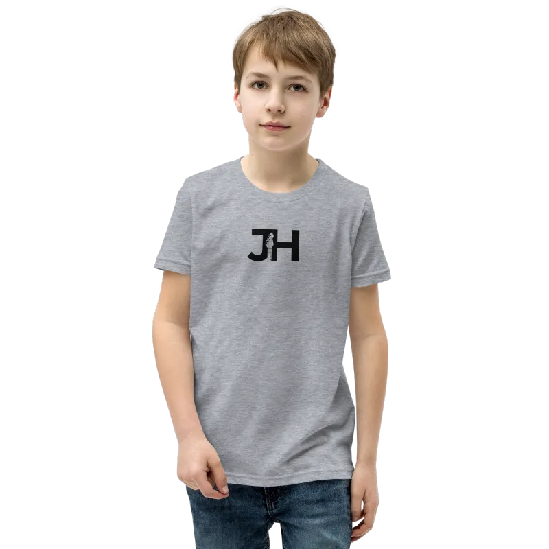 Black JH Logo Youth Short Sleeve T-Shirt