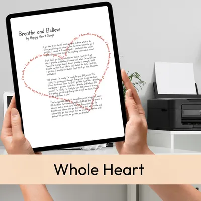 Keepsake Digital Lyric Art
