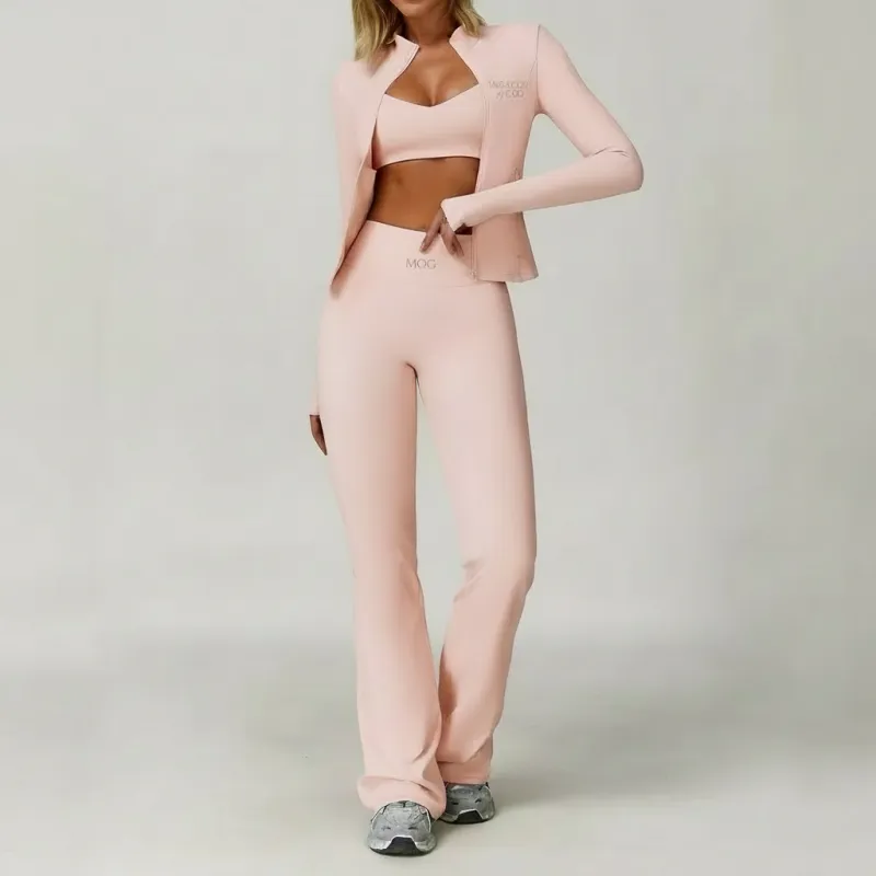 Set Apart 3 Piece Athleisure Yoga Set