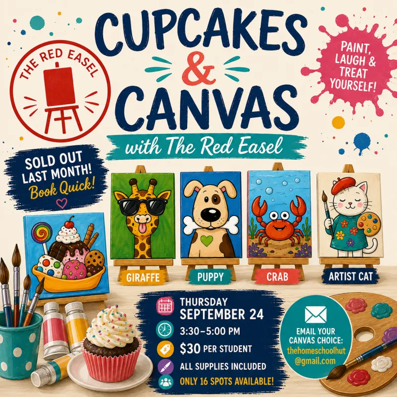 Cupcakes and Canvas (September)