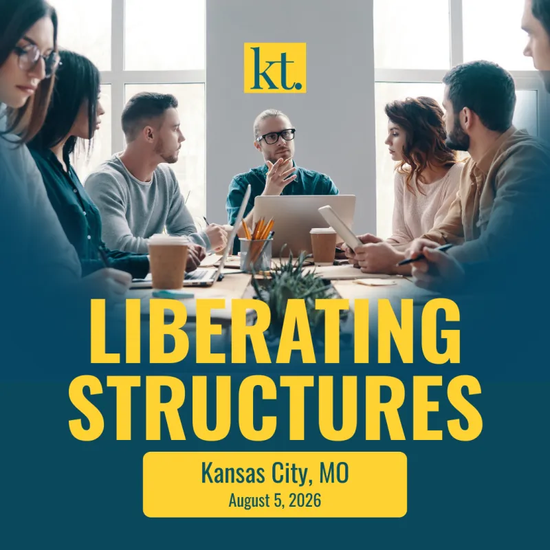 Liberating Structures in Kansas City, MO on August 5, 2026