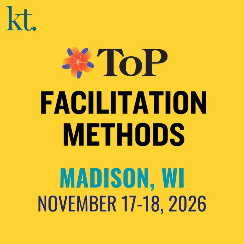 TOP® Facilitation Methods - Madison, WI on November 17-18, 2026