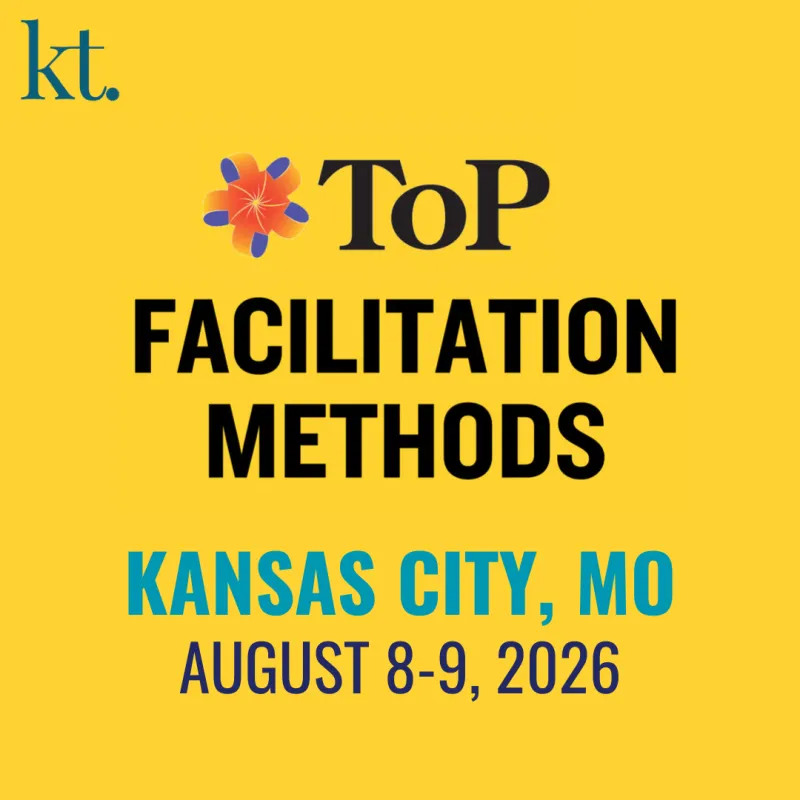 TOP ® Facilitation Methods - Kansas City, MO on August 8-9, 2026