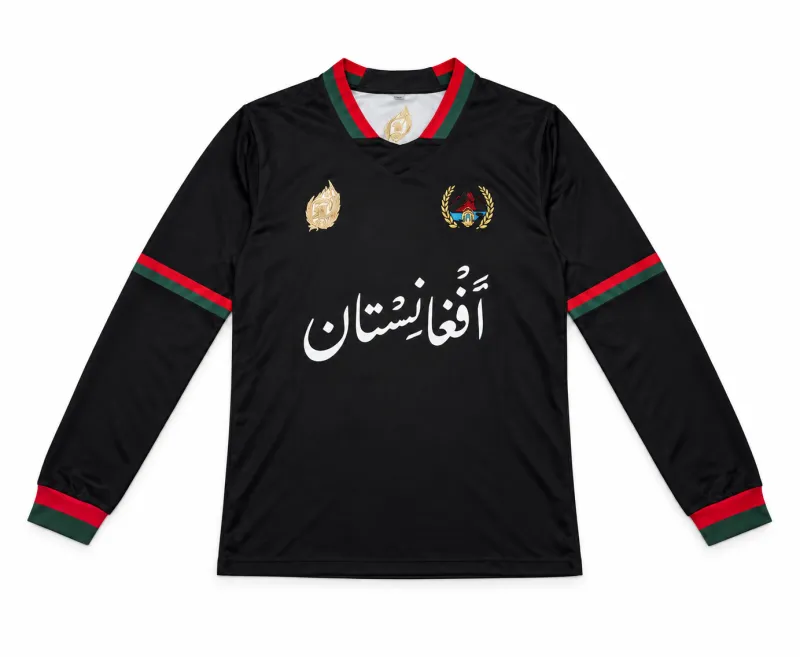Afghanistan Long Sleeve Jersey - Black