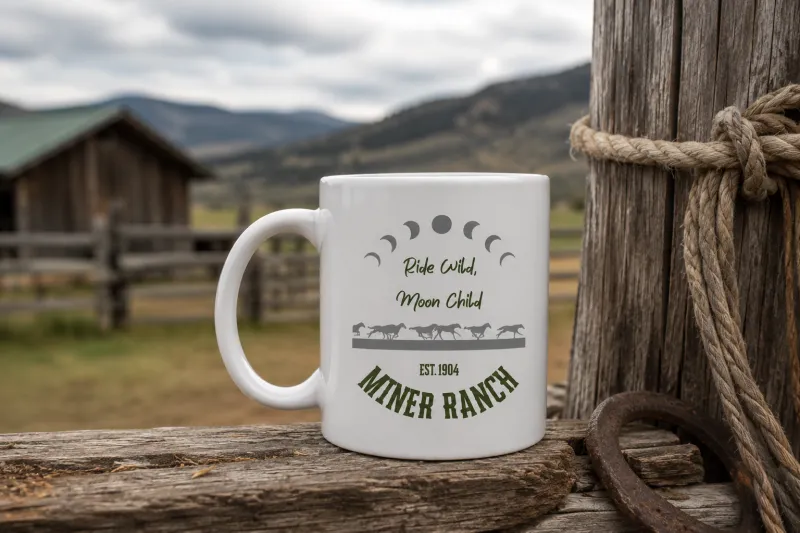 Ride Wild, Moon Child Ceramic Mug