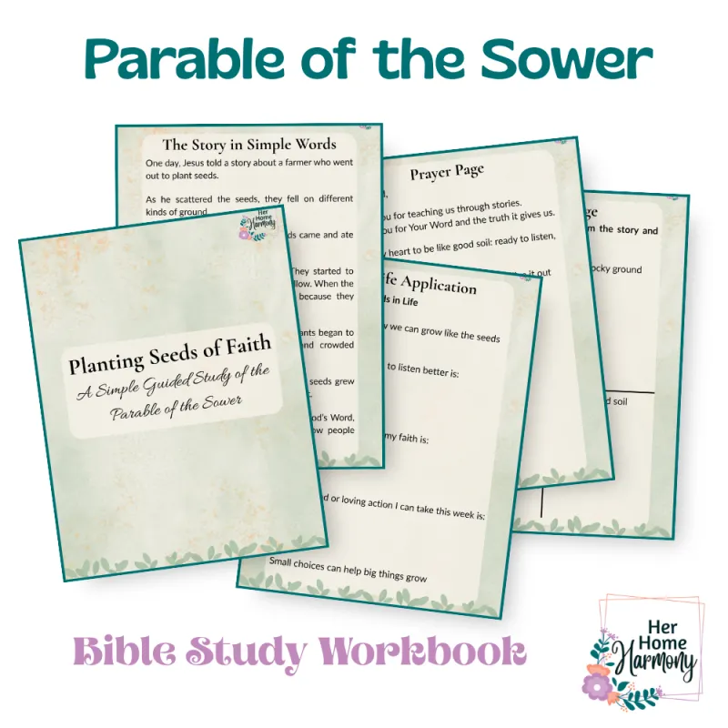 Parable of the Sower Workbook
