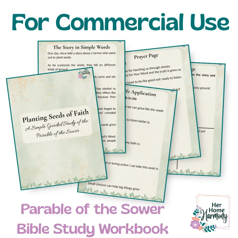 PLR Parable of the Sower Bible Study Resource Kit
