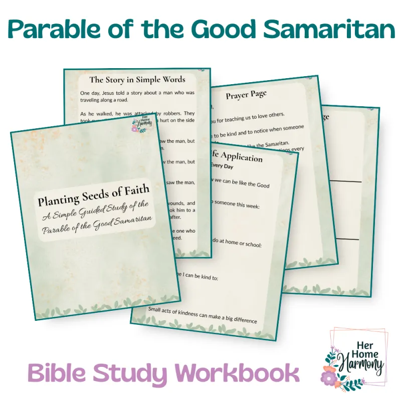 Parable of the Good Samaritan Workbook