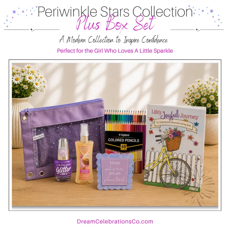 Periwinkle Stars Plus Set