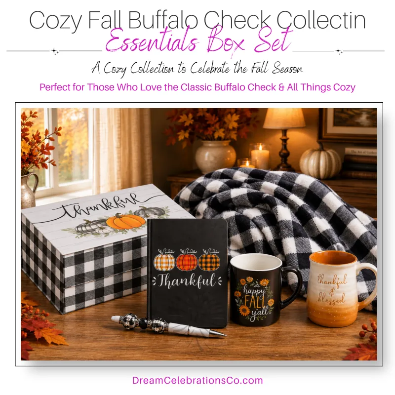 Cozy Fall Buffalo Check Essentials Set