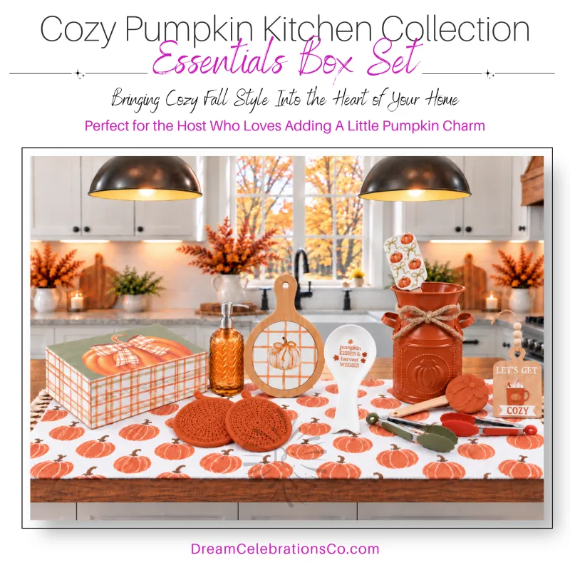 Cozy Pumpkin Kitchen Set
