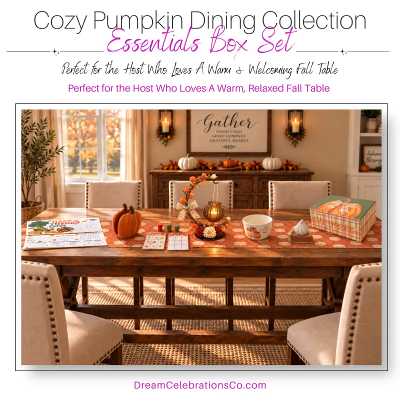 Cozy Pumpkin Dining Set