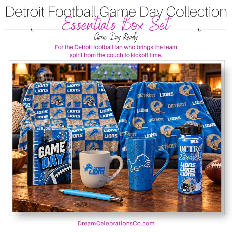 Detroit Football Game Day Set